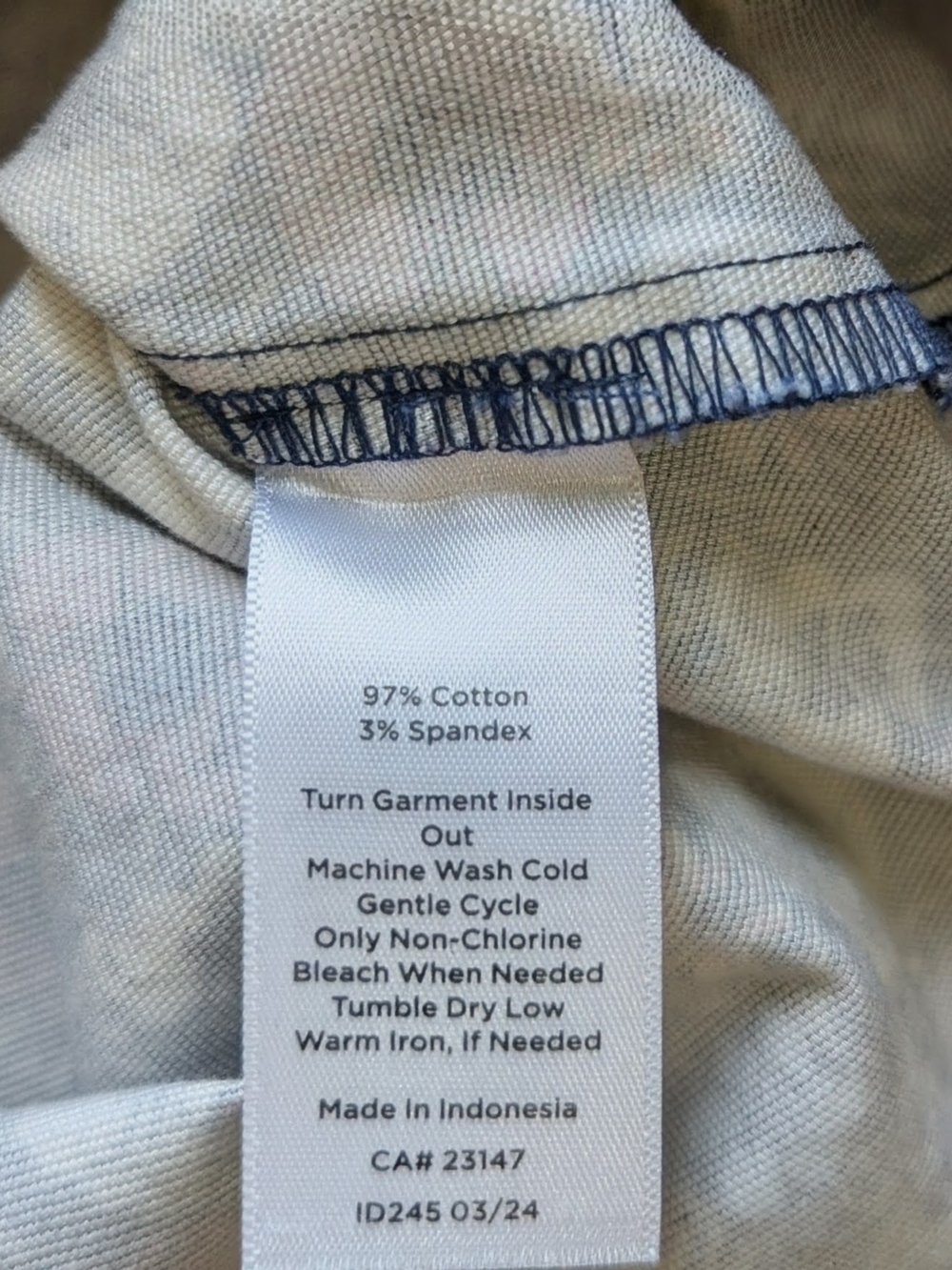 Talbots Purple Floral Mini Skirt with Gold Buttons - Picture 4 of 7